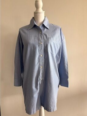 Zara Light Blue Jumpsuit Romper with pockets (Belt not included)